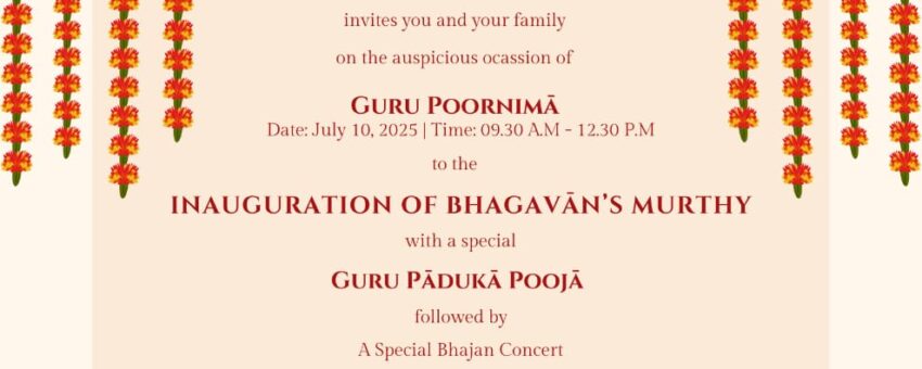 Inauguration of Bhagavan’s Murthy @ AVM – 10th July, 2025